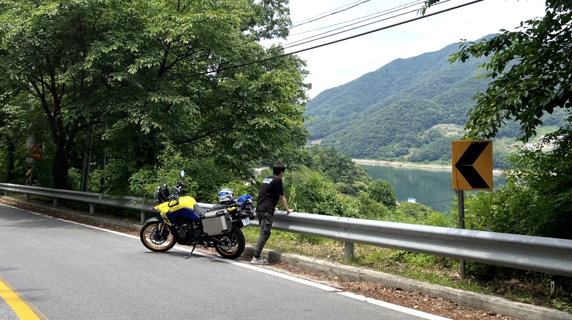 Motorcycle ride in Korea