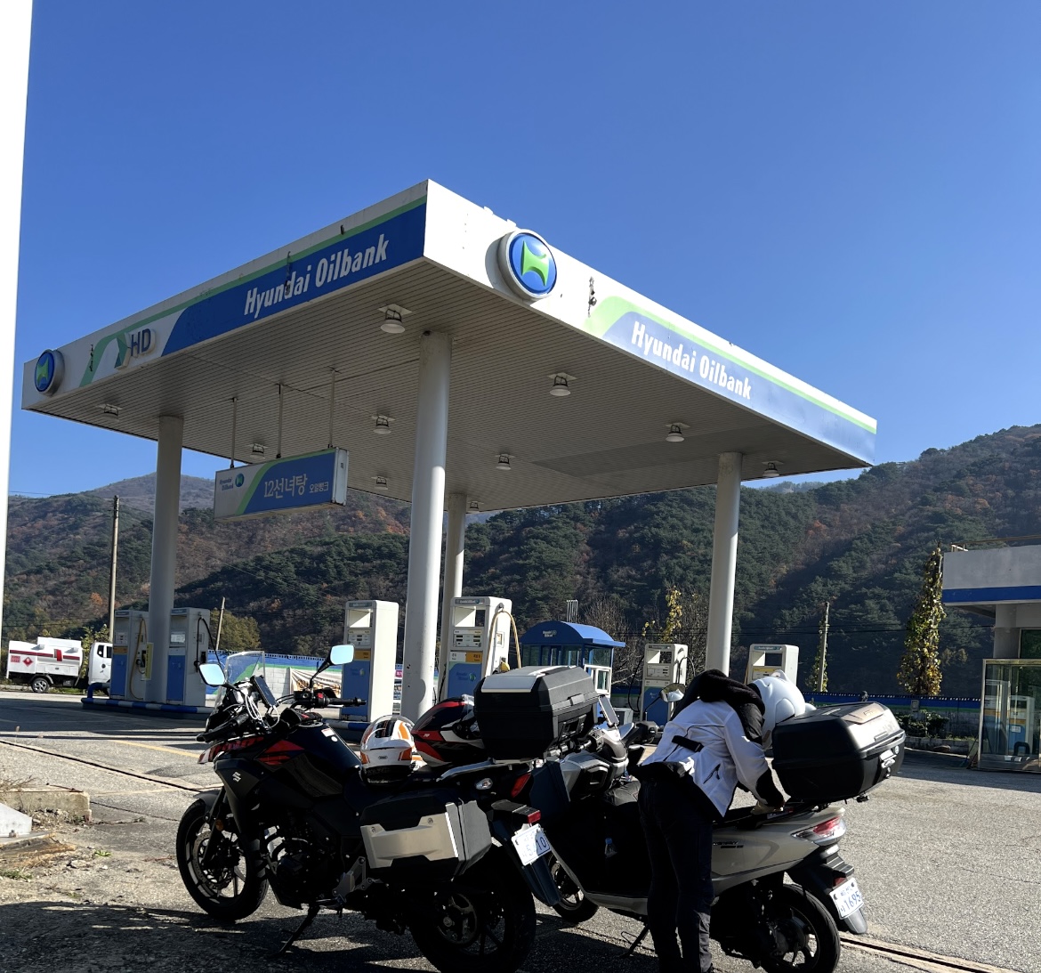 Motorcycle ride in Korea